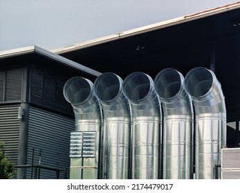 Ventilation Exhaust Duct Of The Factory