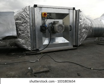 Ventilation Exhausting Fan Exhaust Vented Ventilation Stock Photo ...