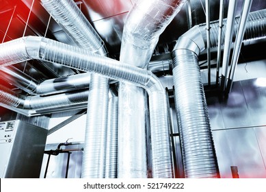 Ventilation pipes of an air condition