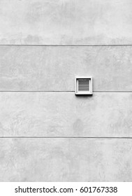 ventilation system at cement wall