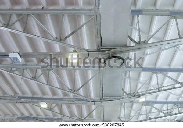 Ventilation Systems Hangar Under Roof Stock Photo Edit Now 530207845