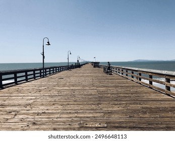 Ventura, CA pier over the Pacific Ocean - Powered by Shutterstock