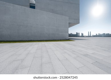 Venue outside the modern city building  - Powered by Shutterstock