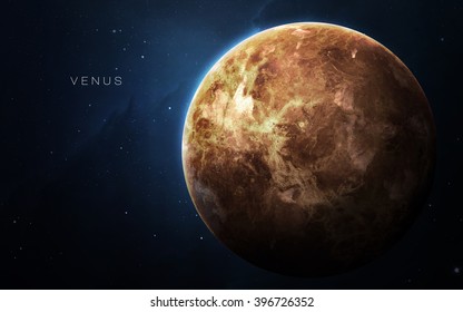 Venus High Resolution 3d Images Presents Stock Photo 389825689 ...