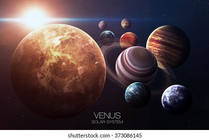 Venus - High resolution images presents planets of the solar system. This image elements furnished by NASA. - Powered by Shutterstock - Get 15% off with code: PIKWIZARD15
