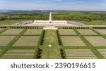 Verdun memorial, a tribute to fallen WWI soldiers