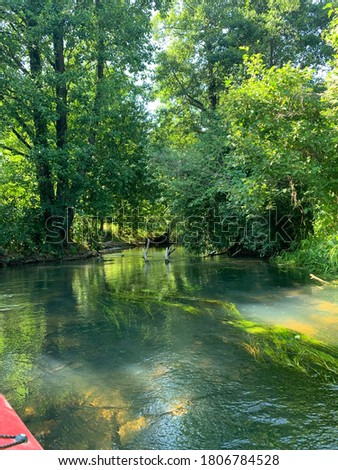 Verkne river - river in South of Lithuania. Artistic photo of running river. River in the middle of forests and meadows. Lithuanian nature. Lithuania nature.
Summer background Stock photo © 