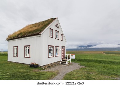 VERMAHLID, ICELAND - AUGUST 2018: Traditional Icelandic Houses In Glaumbaer Folk Heritage Museum.