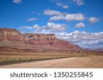 Vermilion Cliffs In Marble Canyon Arizona Displaying Beautiful Red Rock Formations Near The Grand Canyon