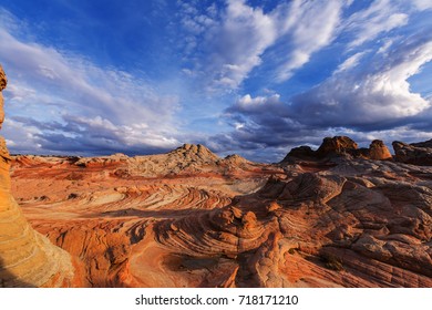 Vermilion Cliffs National Monument Landscapes at sunrise - Shutterstock ID 718171210
