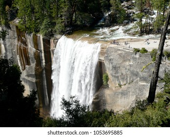 Vernal Falls From John Muir Trail, Yosemite National Park, California