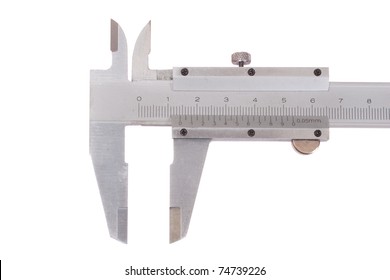 Vernier Calipers Isolated On White Background Stock Photo 74739226 ...