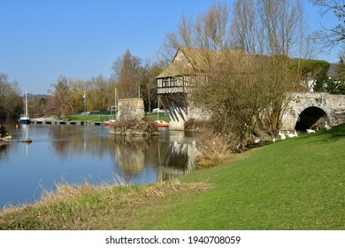 Vernon; France - March 7 2021 : The Old Mill