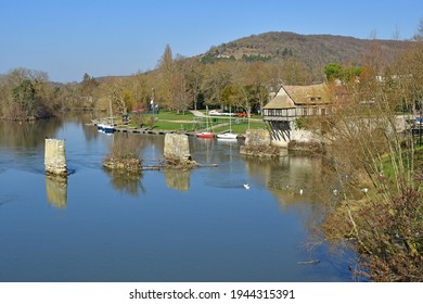 Vernon; France - March 7 2021 : The Old Mill