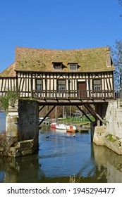 Vernon; France - March 7 2021 : The Old Mill