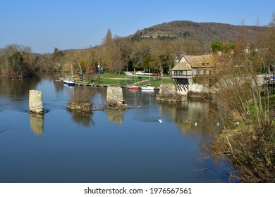 Vernon; France - March 7 2021 : The Old Mill