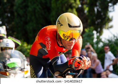 Verona, Italy. 06-02-2019:  Giro D'Italia Last Stage. Vincenzo Nibali, Italy. Second Place.