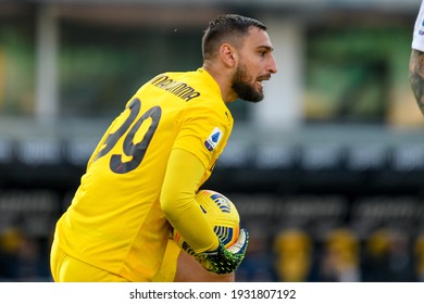 Verona, Italy, March 07 2021 Gianluigi Donnarumma (milan) Portrait During Hellas Verona Vs AC Milan Italian Football Serie A Match