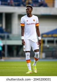 Verona, Italy, September 19, 2021, Tammy Abraham (Roma) During Italian Football Serie A Match Hellas Verona FC Vs AS Roma