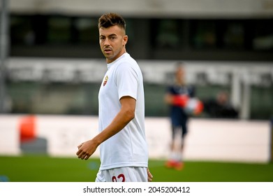 Verona, Italy, September 19, 2021, Stephan El Shaarawy (Roma) During Italian Football Serie A Match Hellas Verona FC Vs AS Roma