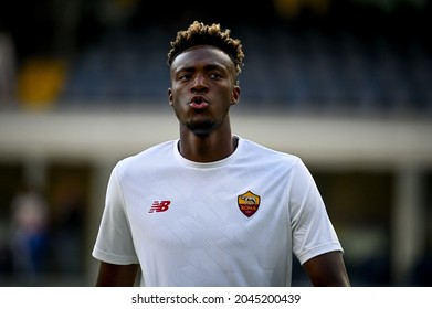 Verona, Italy, September 19, 2021, Tammy Abraham (Roma) During Italian Football Serie A Match Hellas Verona FC Vs AS Roma