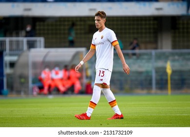 Verona, Italy, September 19, 2021, Roma's Eldor Shomurodov Portrait During Italian Soccer Serie A Match Hellas Verona FC Vs AS Roma (Archive Portraits)
