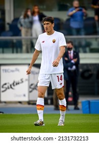 Verona, Italy, September 19, 2021, Roma's Eldor Shomurodov Portrait During Italian Soccer Serie A Match Hellas Verona FC Vs AS Roma (Archive Portraits)
