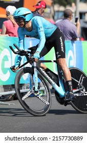 Verona, VR, Italy - June 2, 2019: Cyclist JAN HIRT of ASTANA Team at Tour of Italy also called Giro di ITALIA