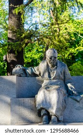 Verona/Italy/04.16.2014
Monument To Cesare Lombroso In Park  Cesare Lombroso.