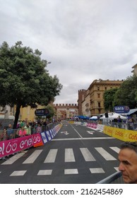 Verona,Italy-May 29 2022:Cyclists During Individual Time Trial At The Giro D``Italia