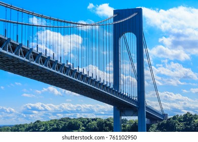 Verrazano Bridge And Sky