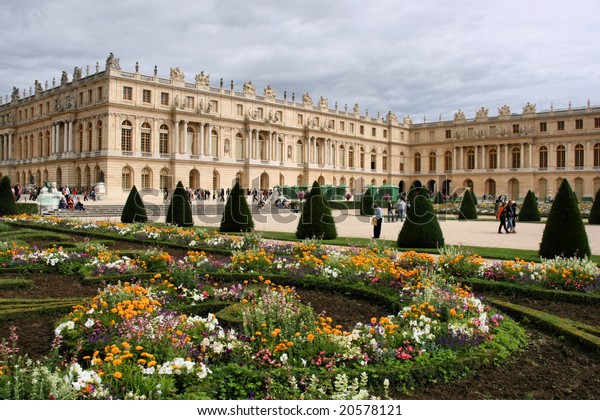 Versailles Beautiful French Chateau Gardens National Stock Photo (Edit ...