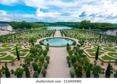 Versailles formal gardens (Orangery), Paris, France
