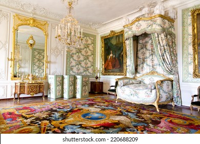 VERSAILLES, FRANCE - August 7, 2014: Interior of Chateau de Versailles (Palace of Versailles) near Paris on August 7, 2014, France. Versailles palace is in UNESCO World Heritage Site list since 1979.