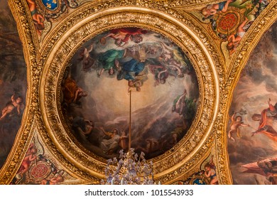 The Hall Of Mirrors Versaille Stock Photos Images
