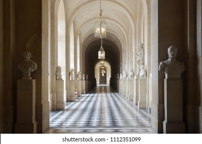 VERSAILLES FRANCE - SEP 21 Interior Chateau of Versailles, Versailles, France on SEP 21, 2017. Palace Versailles was a Royal Chateau-most beautiful palace in France and word.