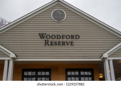 Versailles, KY / USA - 11/9/2018: Entrance To The Woodford Reserve Distillery