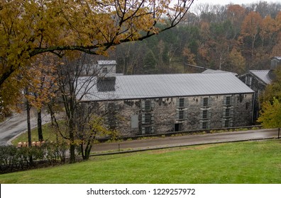 Versailles, KY / USA - 11/9/2018: Exterior View Of The Woodford Reserve Distillery