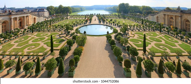Versailles, Paris - October 29 2017 : Orangery of the palace of Versailles