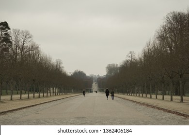 Versailles Park At Winter