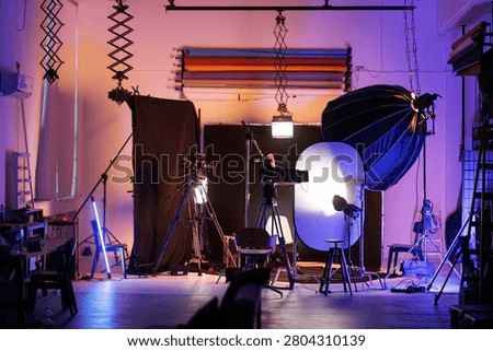 A versatile studio environment designed for capturing compelling interviews and testimonials.