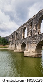 Vertical Aqueduct Maglova Kemari Istanbul Turkey, Selective Focus Shallow Depth Of Field