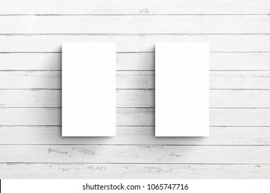 Vertical Business Card Template