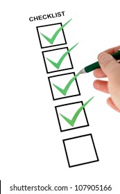 Vertical checklist