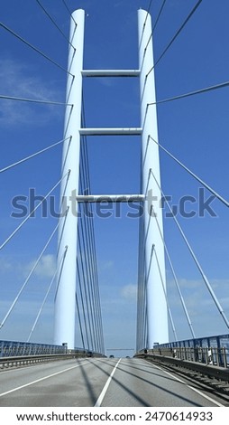 Similar – Image, Stock Photo Rügendamm Bridge, Stralsund