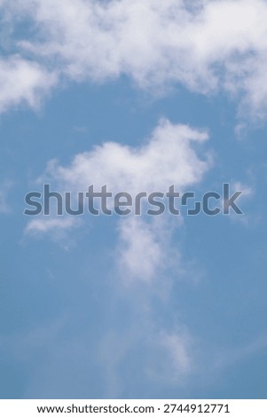 Vertical Cloud Scape, Cloud from Tropical Sky. Rainy Season from thailand sky.
