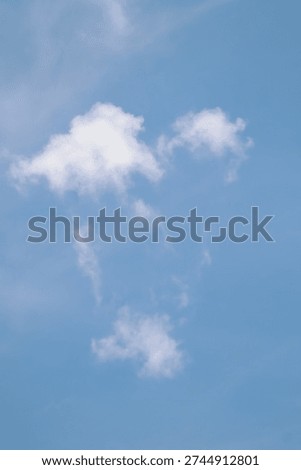 Vertical Cloud Scape, Cloud from Tropical Sky. Rainy Season from thailand sky.