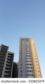 vertical composition apartment extend to the sky