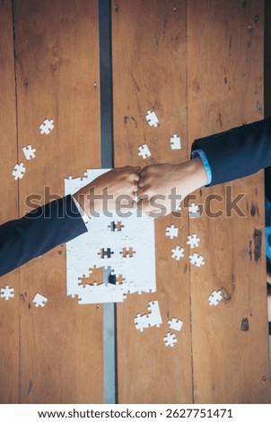 Vertical Horizon Implement puzzle improve solve synergy organize team building connection plan trust service strategy. Vertical Stakeholders business trust teams hands holding jigsaw puzzle synergy