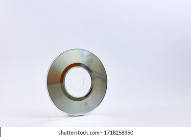 Vertical Mini Cd On White Background